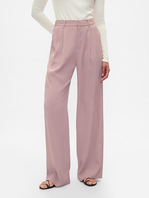 365 High Rise Pleated Trousers Product Image