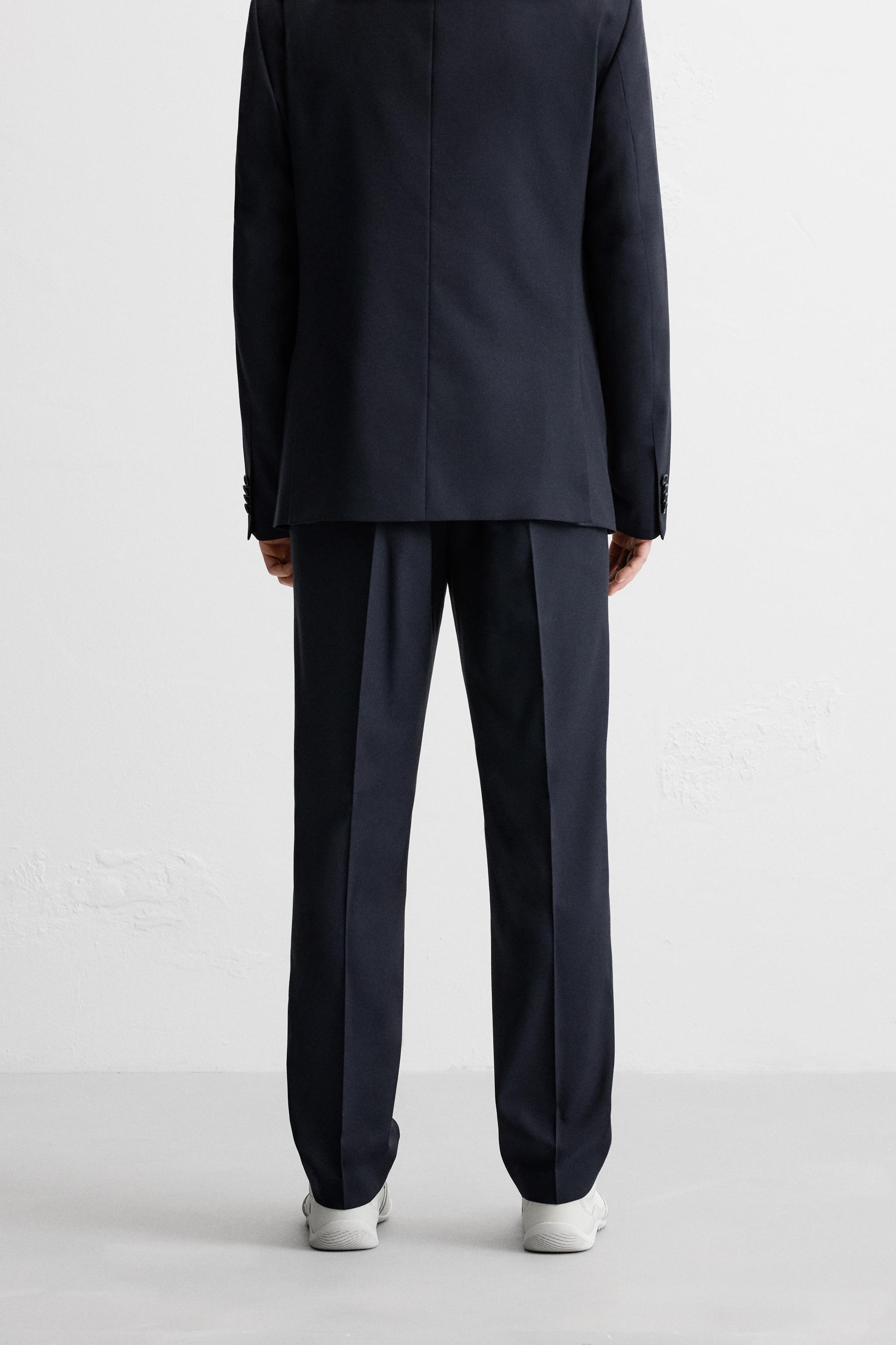 TEXTURED SUIT PANTS Product Image