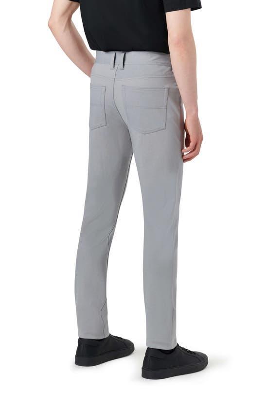 BUGATCHI Stretch Knit Pants In Sharkskin Product Image