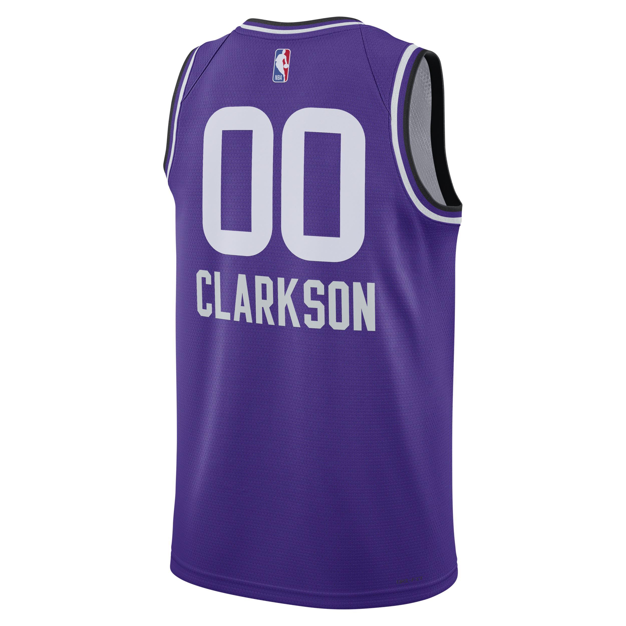 Mens and Womens Nike Jordan Clarkson Purple Utah Jazz 2023/24 Swingman Jersey - City Edition - Purple Product Image