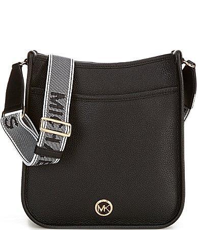 Womens Luisa Large Leather Messenger Bag Product Image