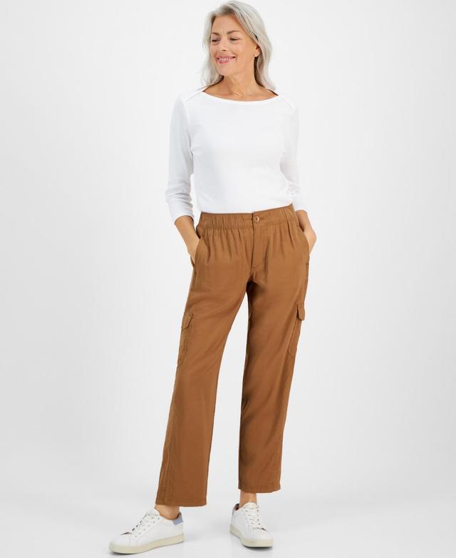 Style & Co Womens Soft Pull-On Cargo Pants, Created for Macys Product Image