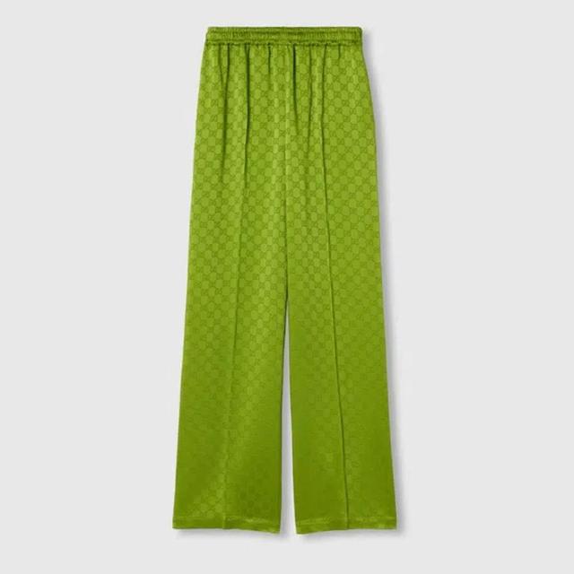 Gg Jacquard Pant In Green Product Image