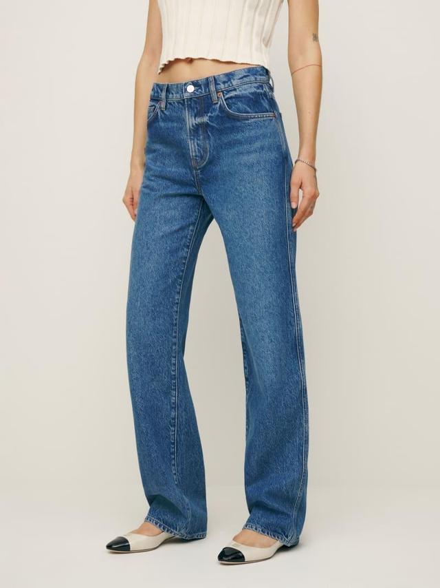 Val 90s Mid Rise Straight Jeans Product Image