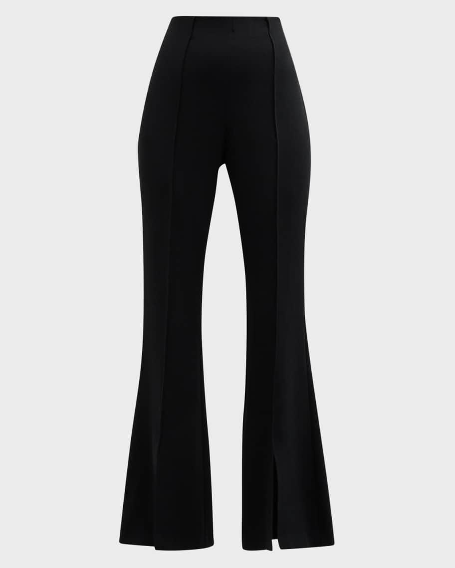 Womens Billie High-Rise Wide-Leg Split-Hem Pants Product Image