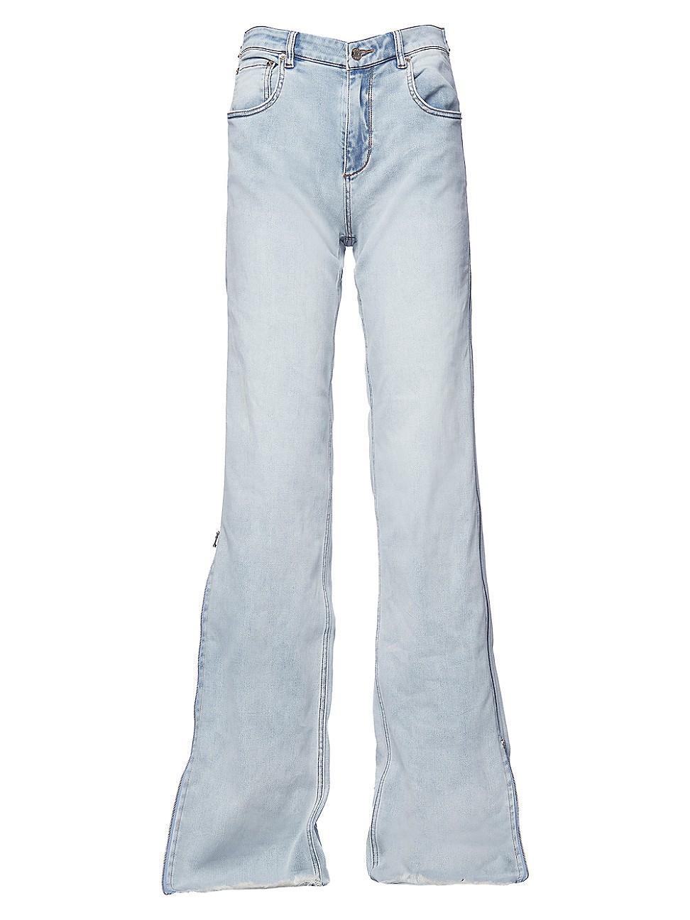 Womens Zoya Zipper Jeans product image