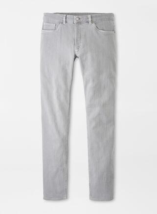 Peter Millar Mens Fairfield Five-Pocket Pant | Color: Gale Grey | Size: 40 Product Image