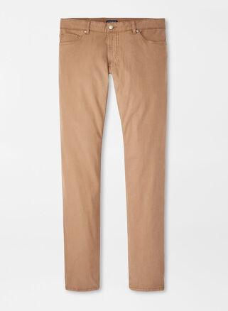 Peter Millar Mens Wayfare Five-Pocket Pant | Color: Tawny | Size: 40 Product Image