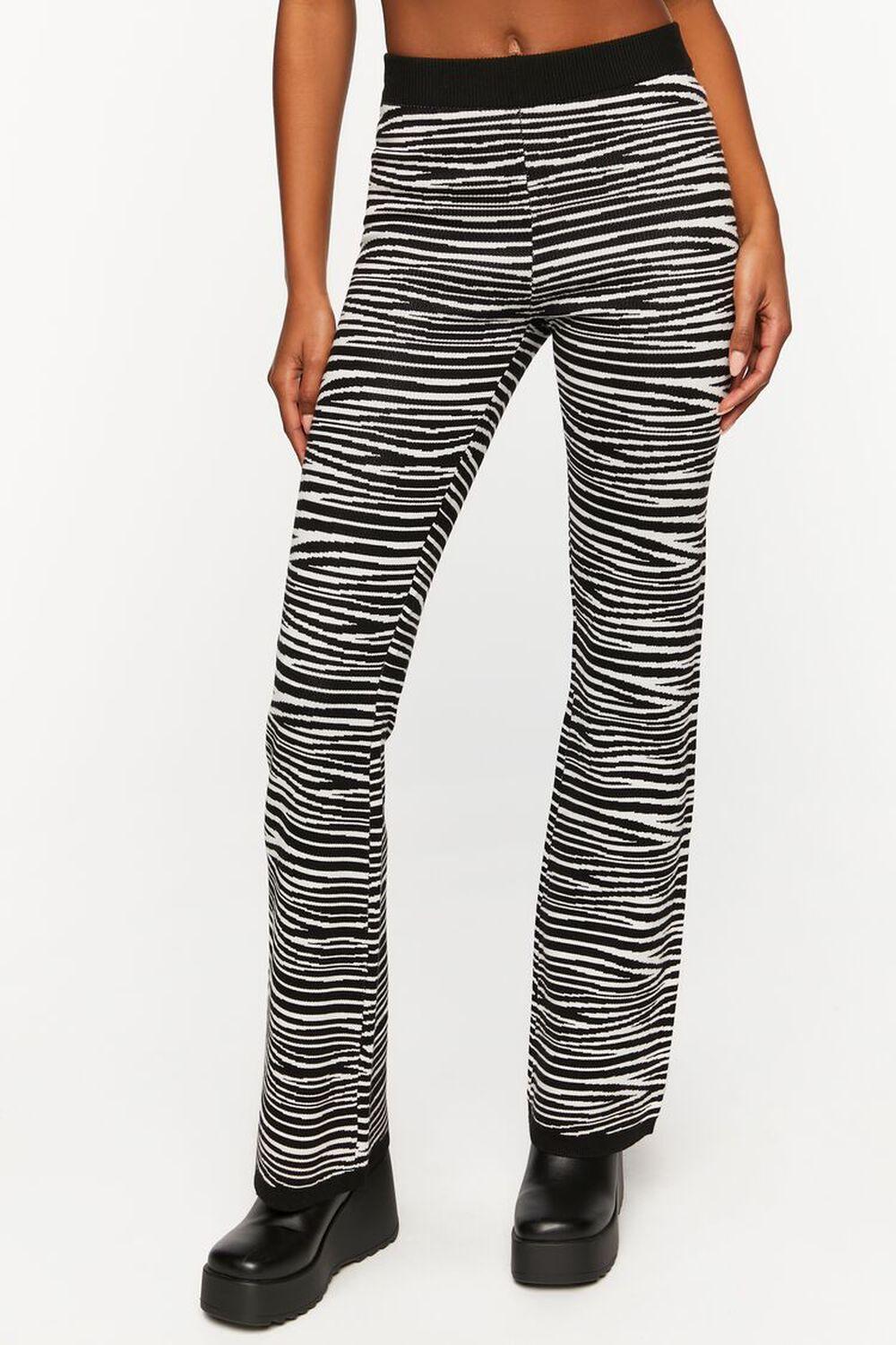 Zebra Print Flare Pants | Forever 21 Product Image