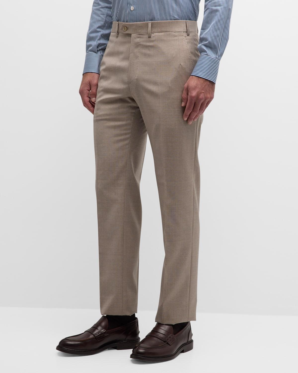 Mens Wool-Cashmere Trousers Product Image