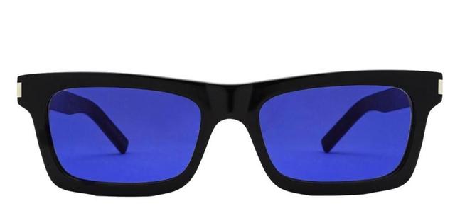 Eyewear Rectangular Frame Sunglasses In Black Product Image