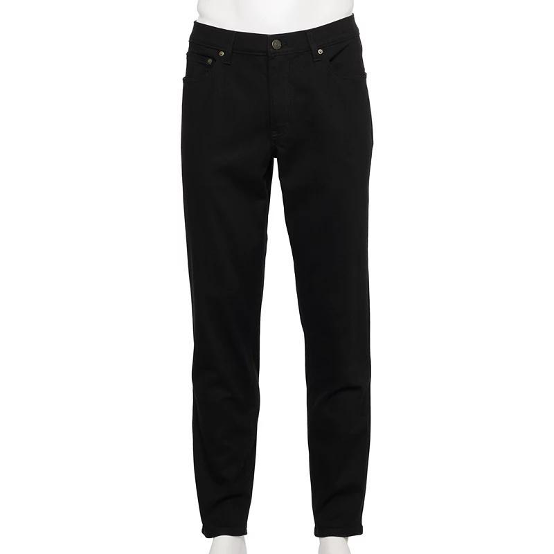 Mens Sonoma Goods For Life Athletic Fit Jeans Black Product Image