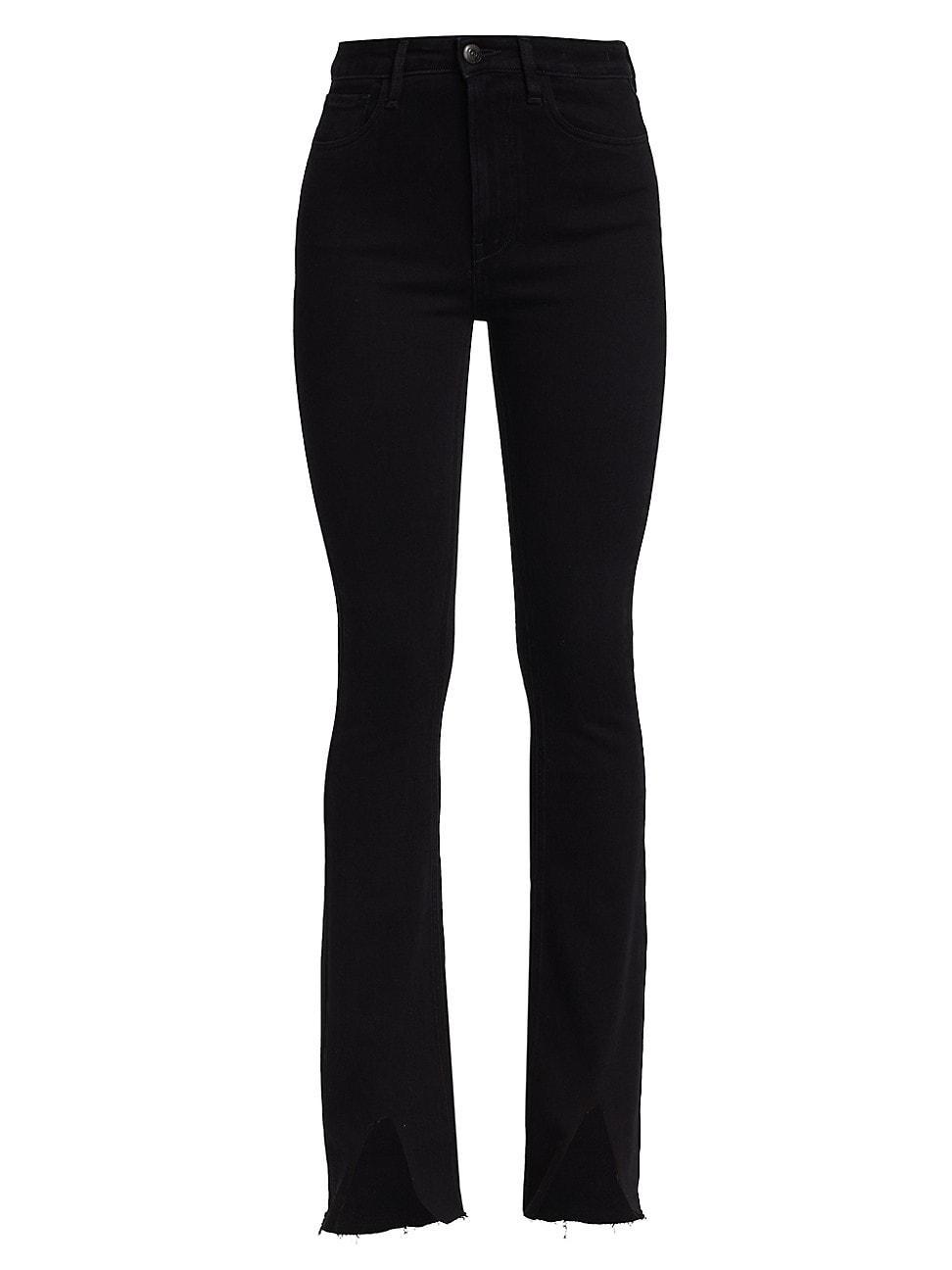 Womens Maya High-Rise Straight-Leg Split Jeans Product Image