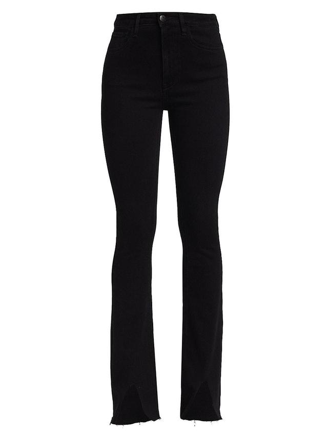 Womens Maya High-Rise Straight-Leg Split Jeans Product Image