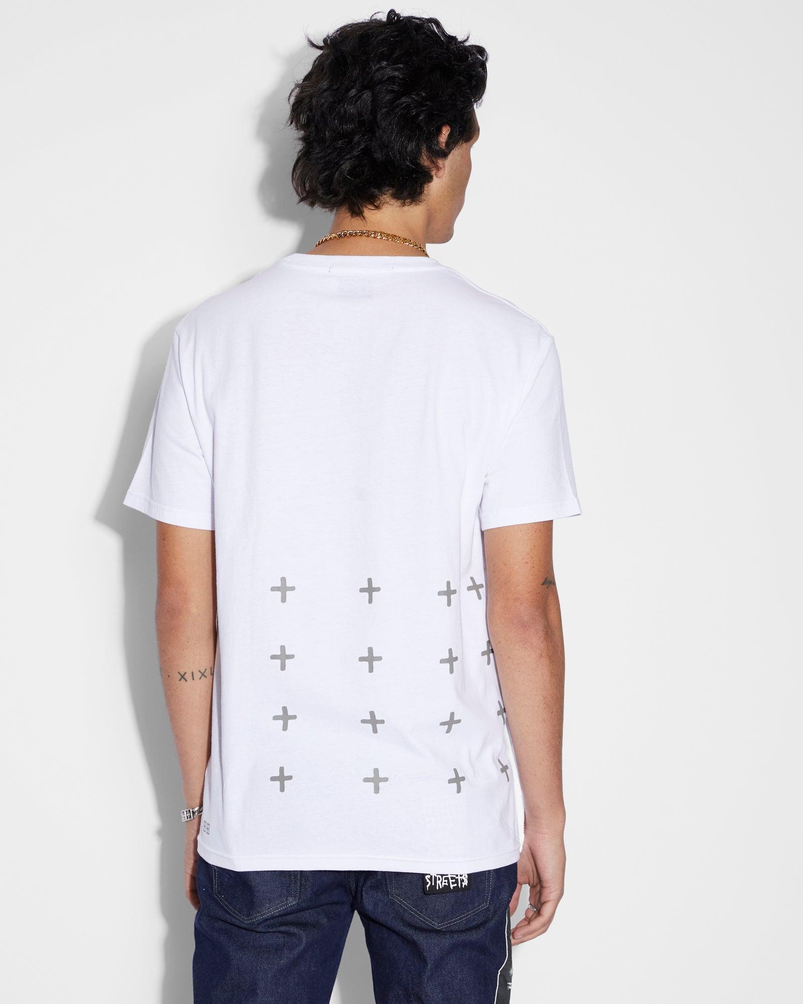 SAINT KASH SS TEE WHITE Male Product Image