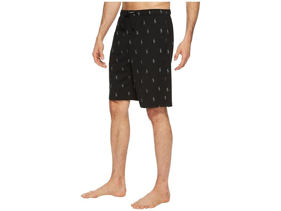 Polo Ralph Lauren Knit Sleep Shorts (Polo /Active Grey AOPP) Men's Pajama Product Image