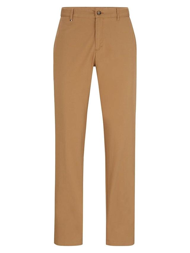 Mens Slim Fit Trousers in Stretch Cotton Product Image