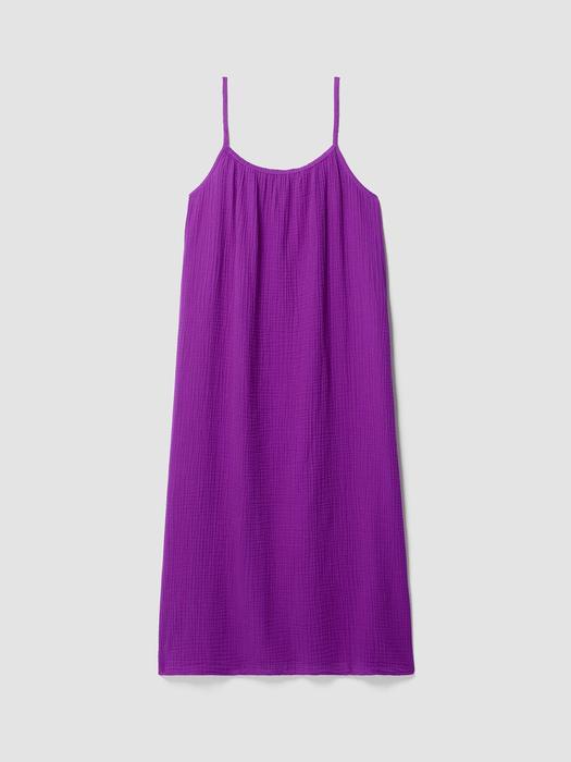 EILEEN FISHER Organic Cotton Lofty Gauze Cami Dressfemale Product Image