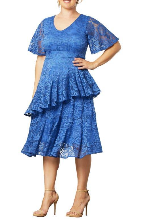 Kiyonna Lace Affair Cocktail Midi Dress Product Image