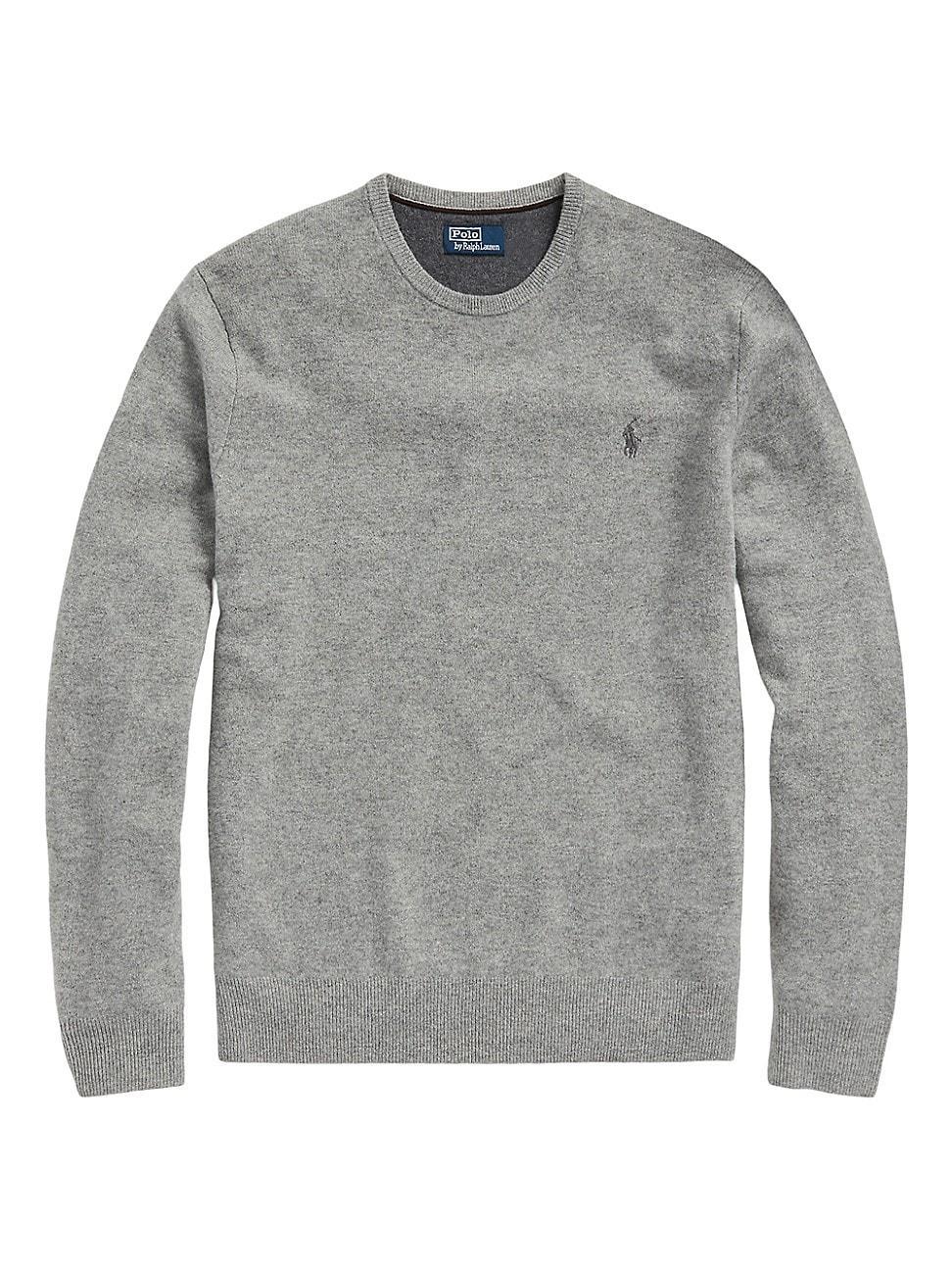 Mens Wool Knit Sweater Product Image