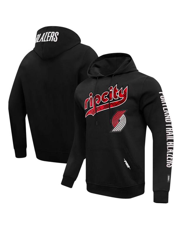 Mens Pro Standard Black Portland Trail Blazers 2023/24 City Edition Pullover Hoodie Product Image