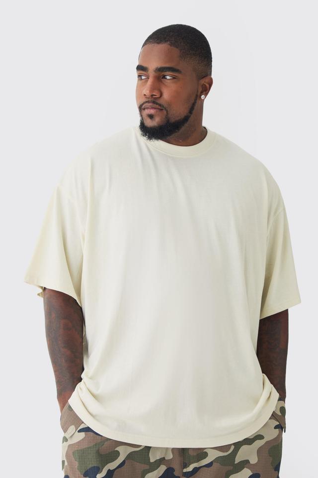 Plus 2 Pack Oversized T-shirt | boohooMAN USA Product Image