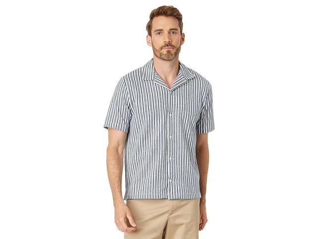 Vince Cabana Stripe Short Sleeve Button-Up Camp Shirt Product Image