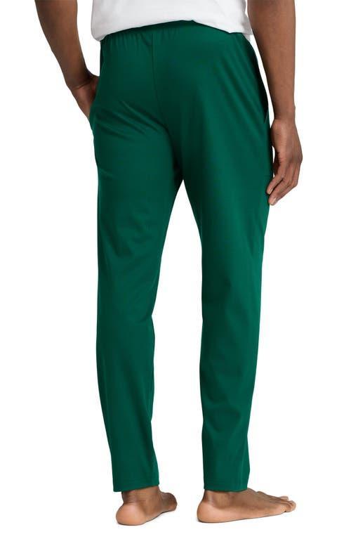 POLO RALPH LAUREN Knit Cotton Pajama Pants In Moss Agate Product Image