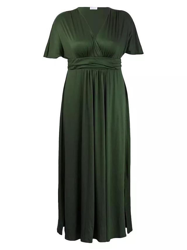 Vienna Satin Maxi Dress Product Image