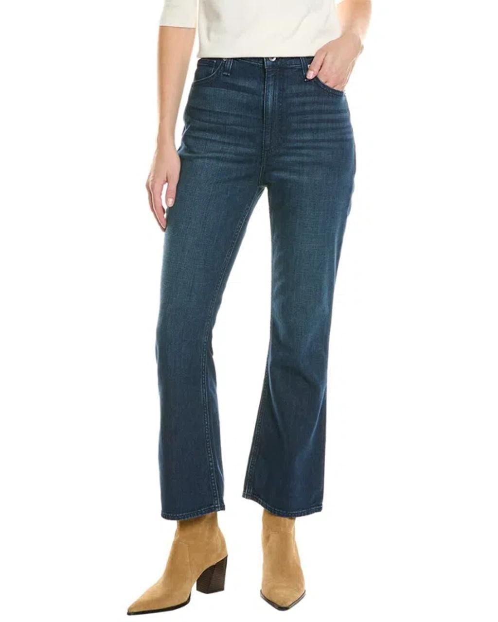 Casey High-rise Chateau Ankle Flare Jean In Blue Product Image