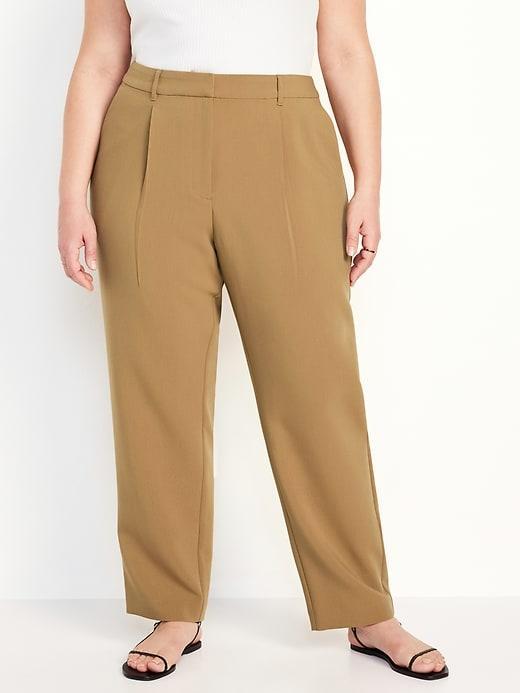 Extra High-Waisted Taylor Trouser Straight Pants Product Image