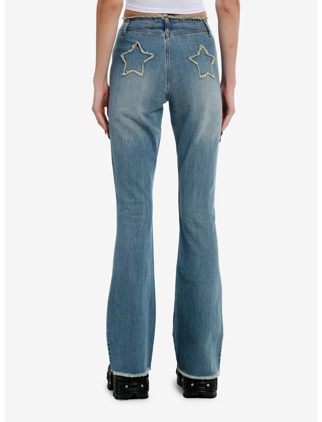 Star Raw Edge Jeans Product Image