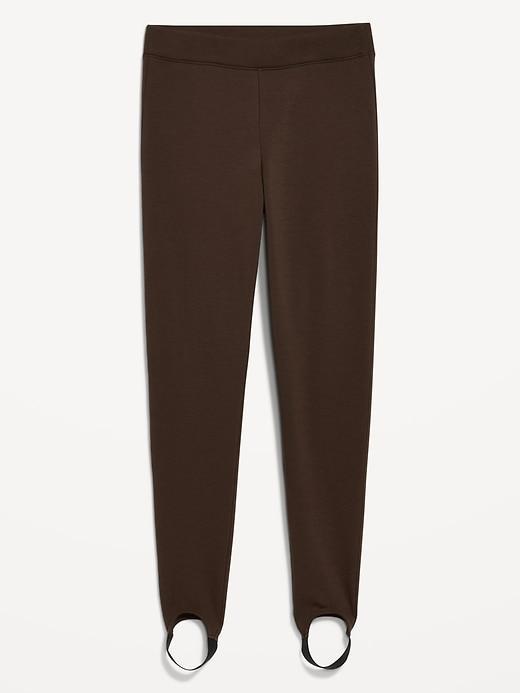 High-Waisted Fleece-Lined Stirrup Leggings Product Image