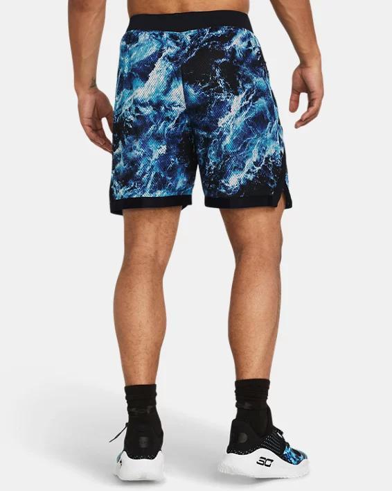 Men's Curry x Bruce Lee  'Be Water' Mesh Shorts Product Image