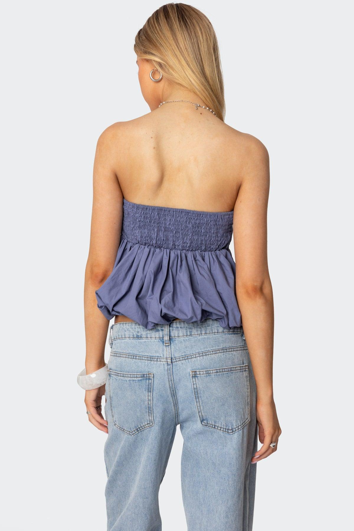 Serina Strapless Bubble Top Product Image