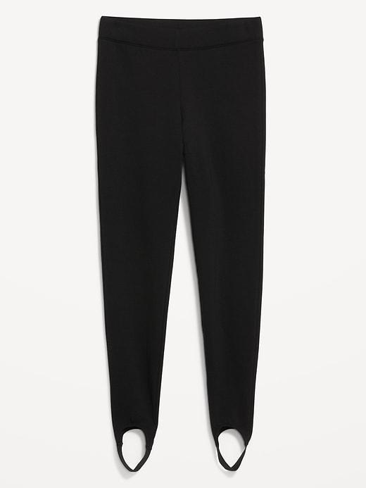 High-Waisted Fleece-Lined Stirrup Leggings Product Image