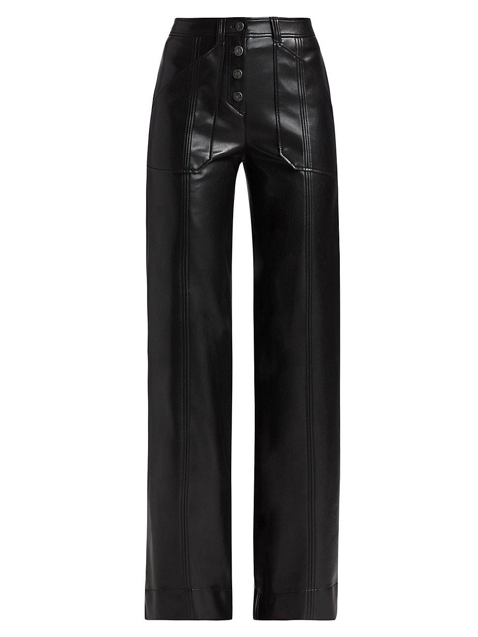 Womens Benji Faux Leather Pants product image