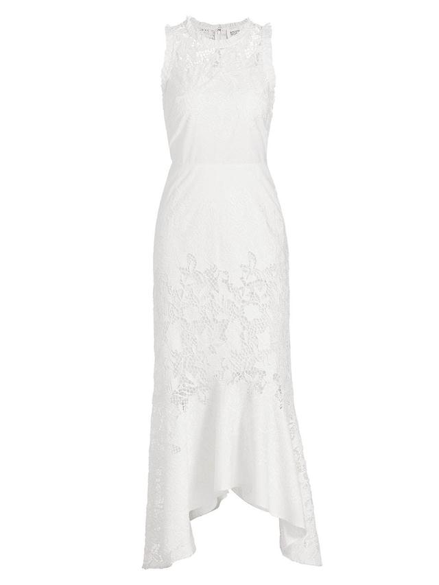 Womens Iris Embroidered Midi-Dress Product Image