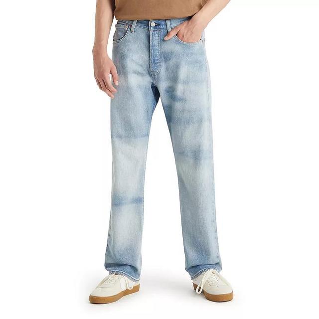 Mens Levis 501 Original-Fit Stretch Jeans Product Image