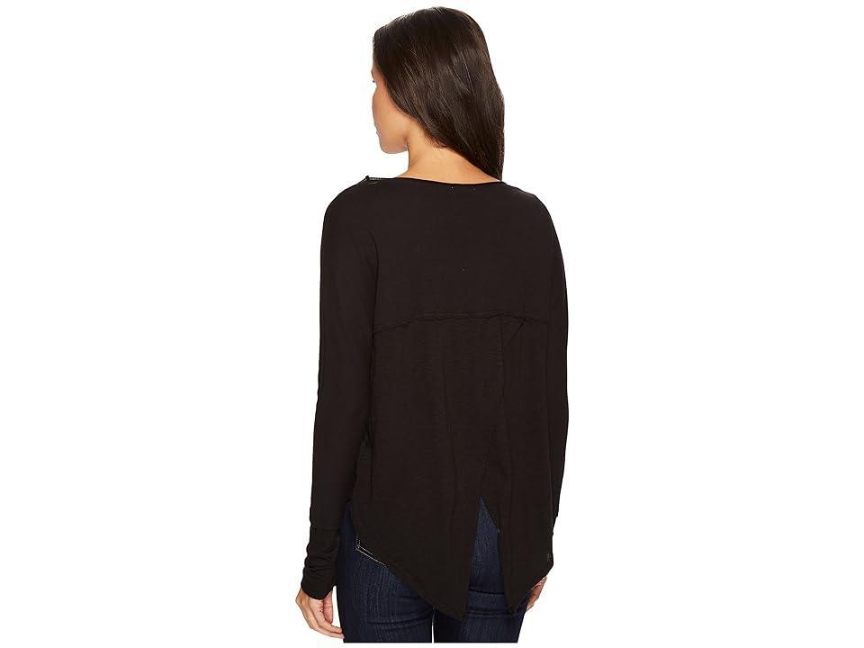 LAmade Grand Central Mitered Back Long Sleeve Tee Women's Clothing Product Image