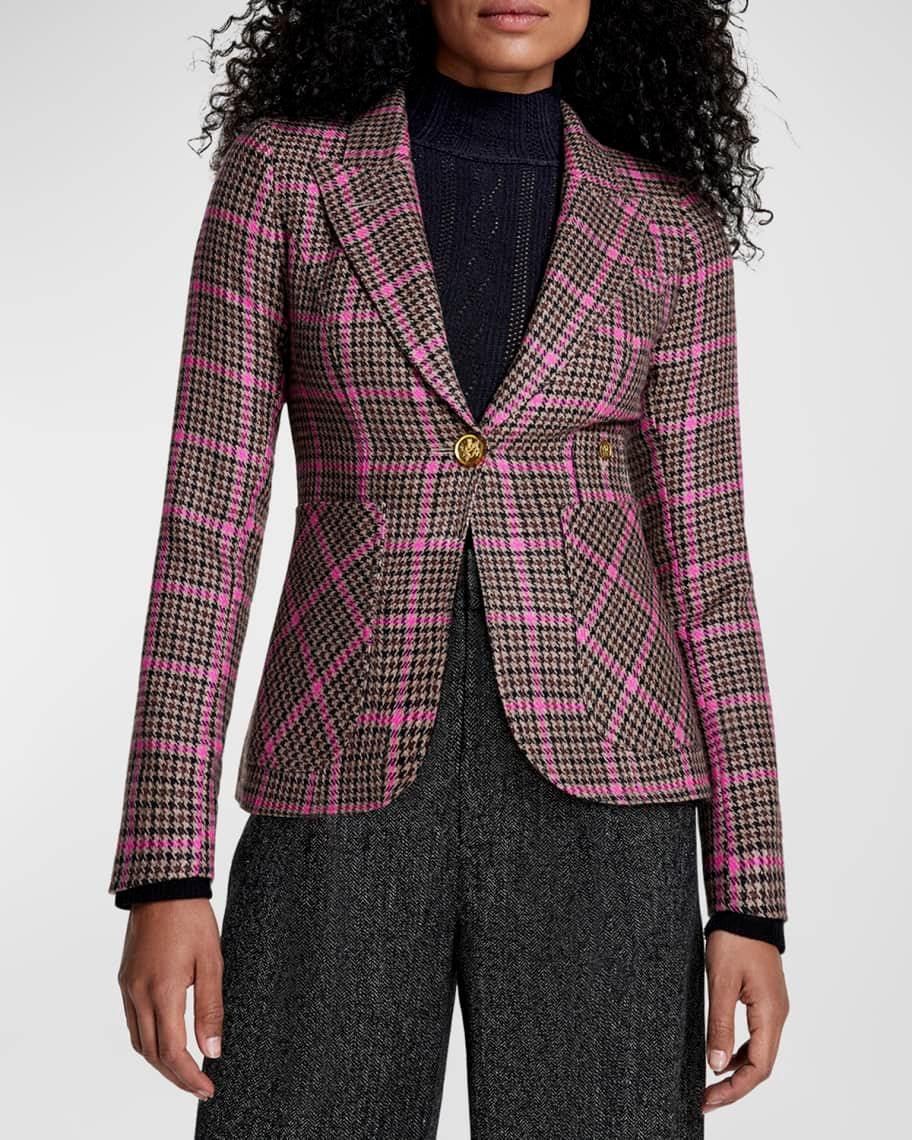 Duchess Plaid Patch Pocket Blazer Product Image