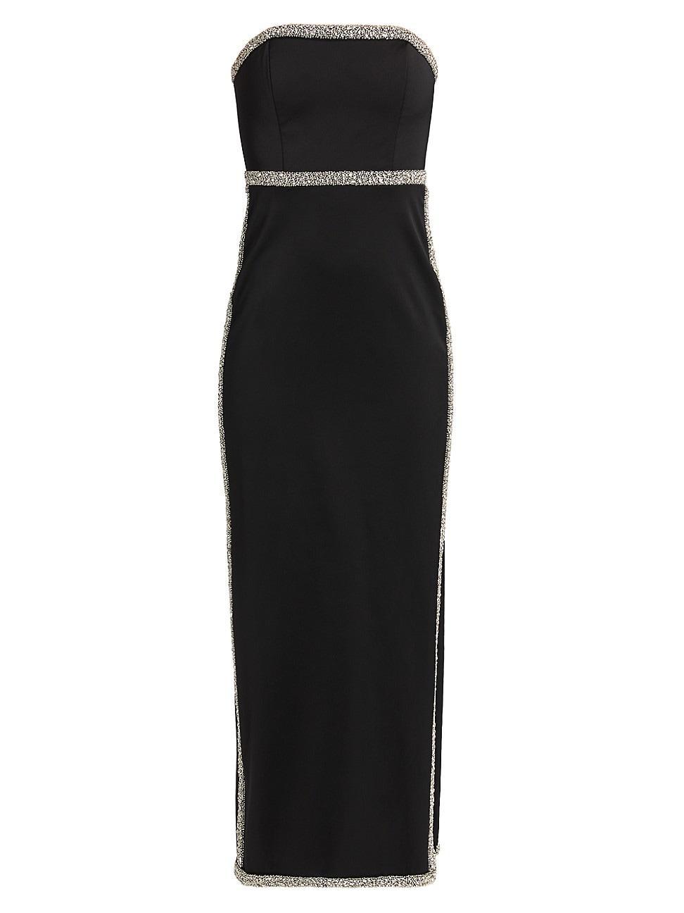 Womens Marilynn Strapless Hi-Slit Gown Product Image