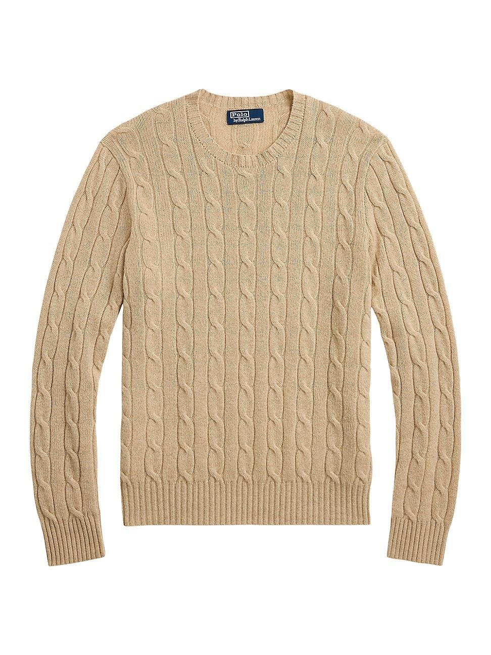 Womens The Iconic Cable-Knit Cashmere Sweater Product Image