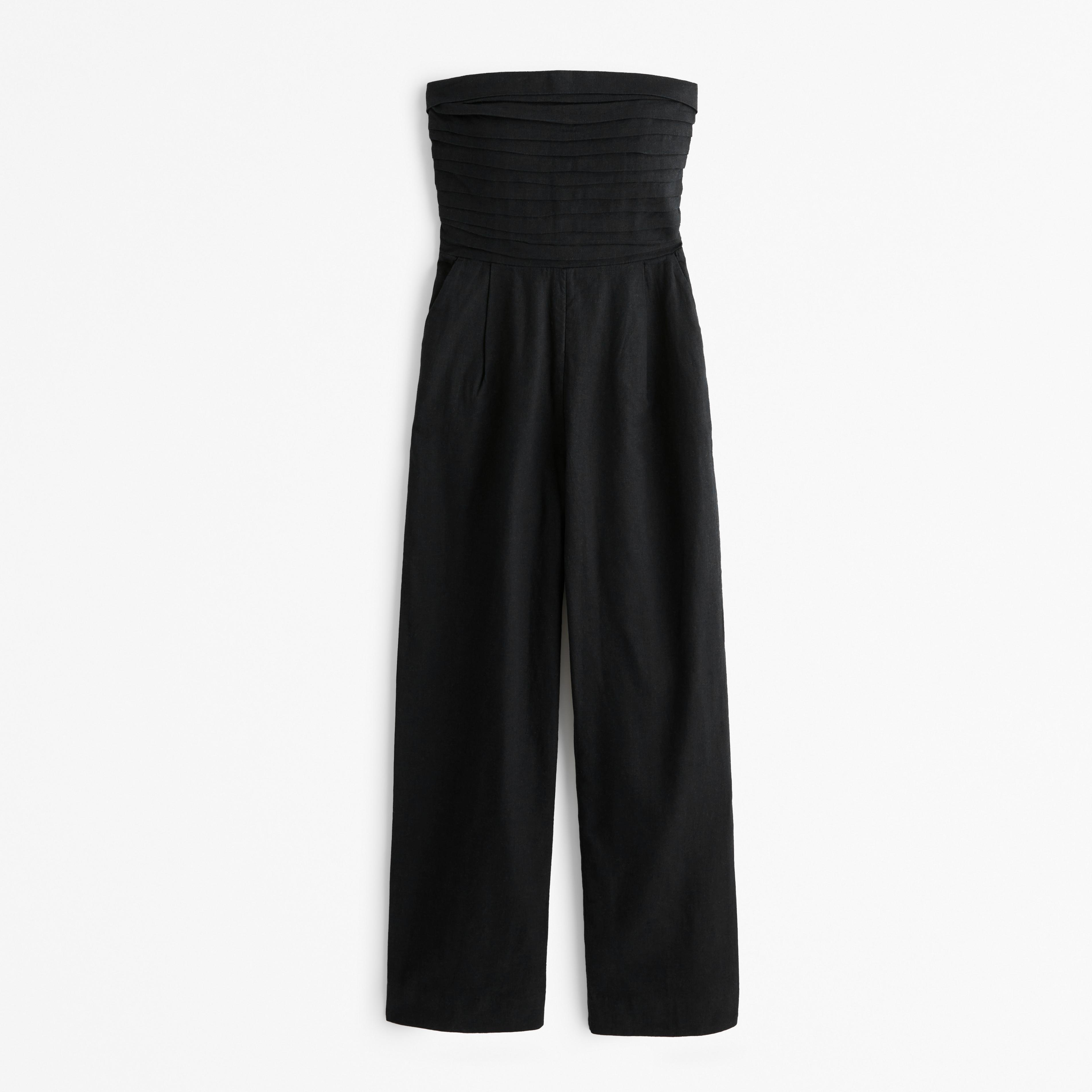 Emerson Linen-Blend Strapless Jumpsuit Product Image