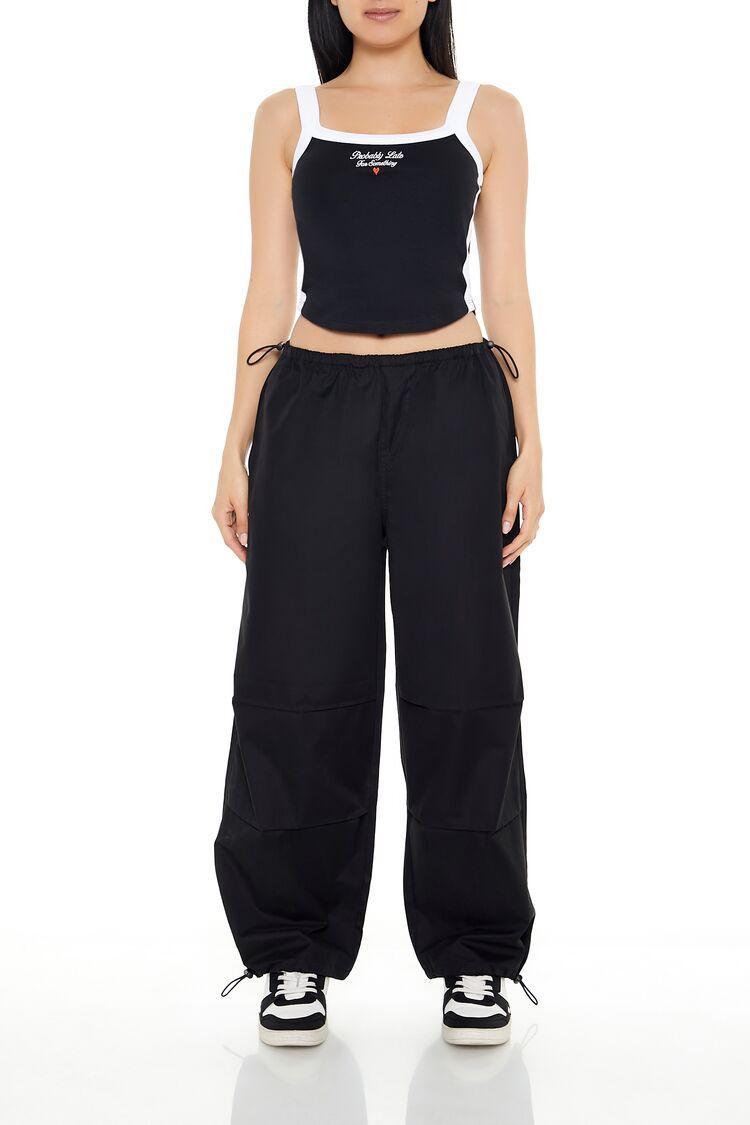 Toggle Drawstring Parachute Pants | Forever 21 Product Image