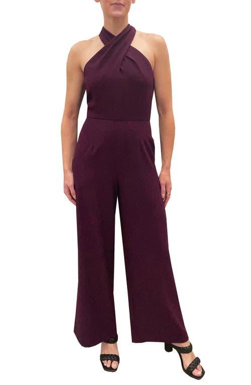 Julia Jordan Halter Neck Sleeveless Jumpsuit Product Image