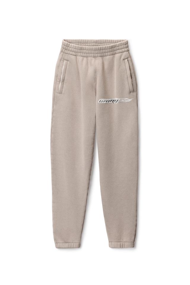 Flame Logo-embossed Sweatpant In Cotton Terry Product Image