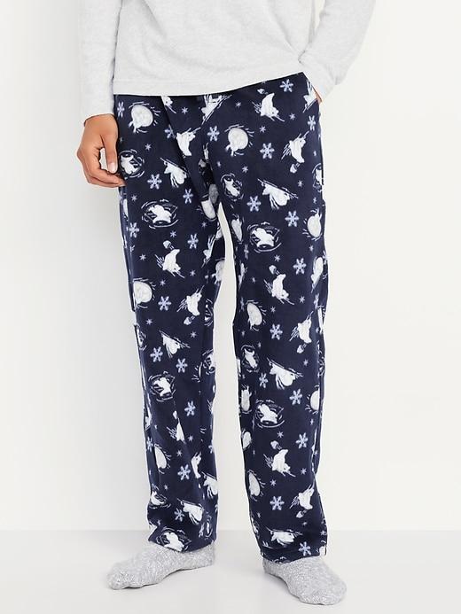 Microfleece Pajama Pants for Men Product Image