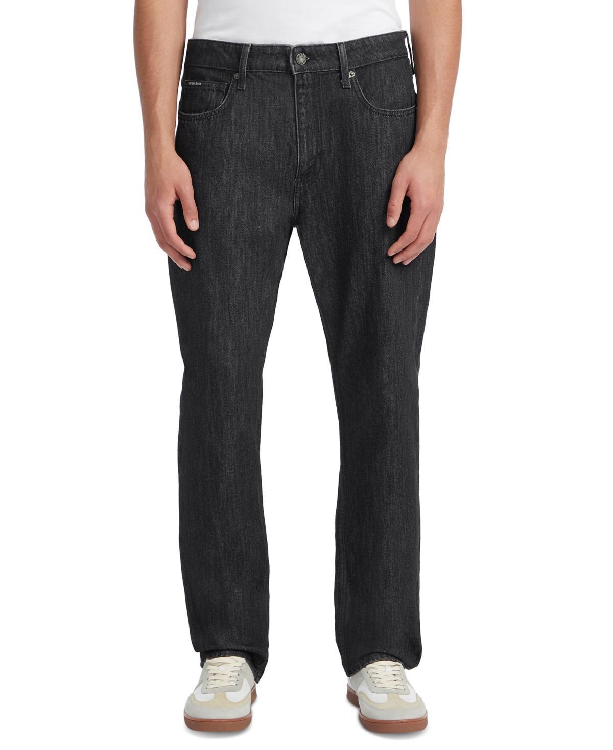 Guess Jeans by Guess Mens Straight-Fit Dark-Wash Jeans Product Image