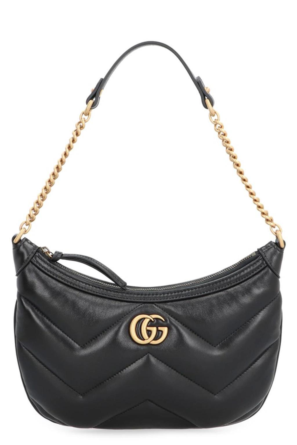 GUCCI Gg Marmont Small Shoulder Bag In Black Product Image